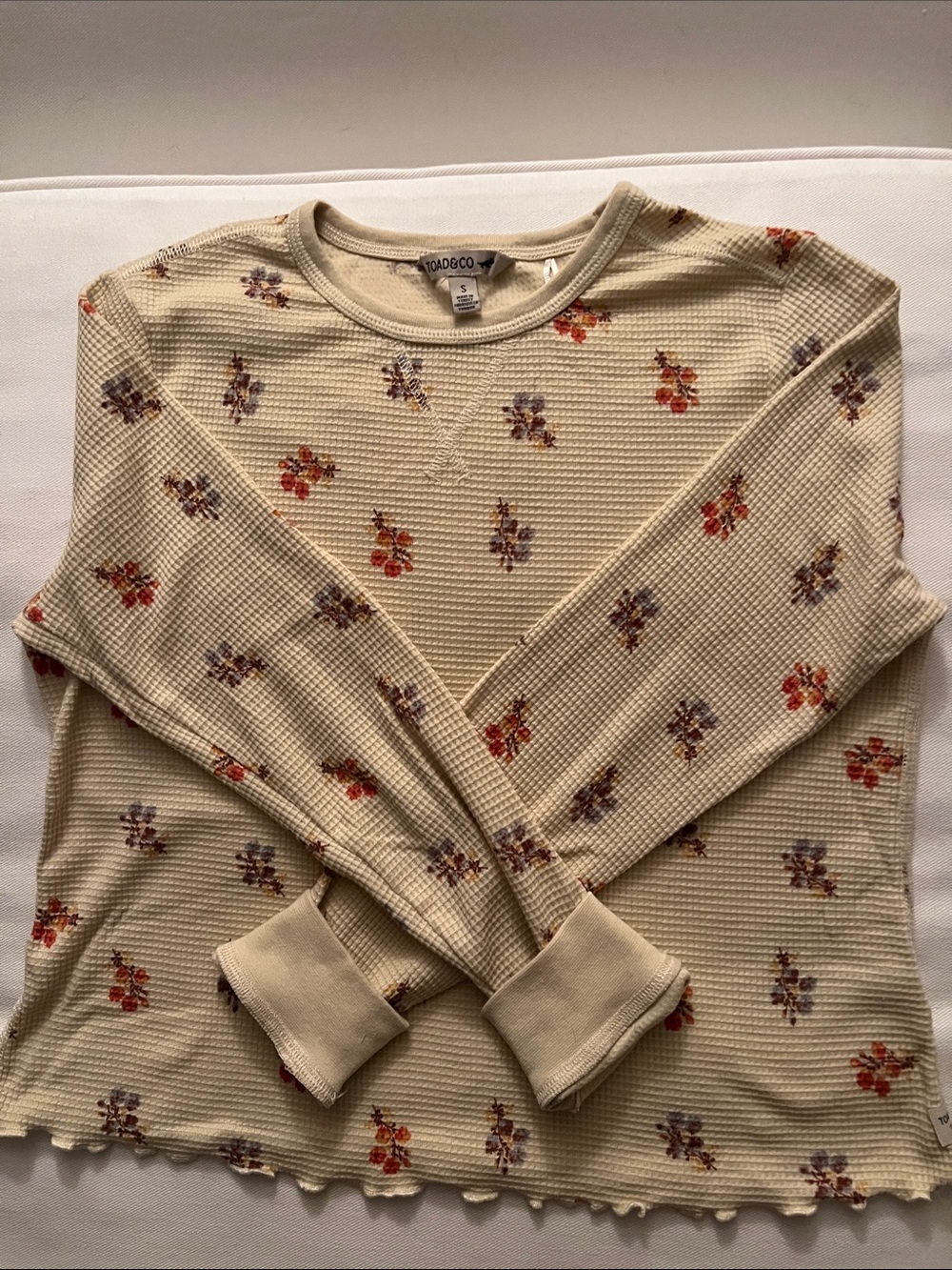 Toad and Co Foothills Long Sleeve crew size small